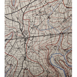 Carte alliée, GAVRAY, Normandie, 1943