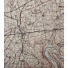 Carte alliée, GAVRAY, Normandie, 1943