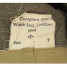 Cap, Garrison, Infantry, British-Made, J. Compton Sons & Webb Ltd. London. 1944, size 7