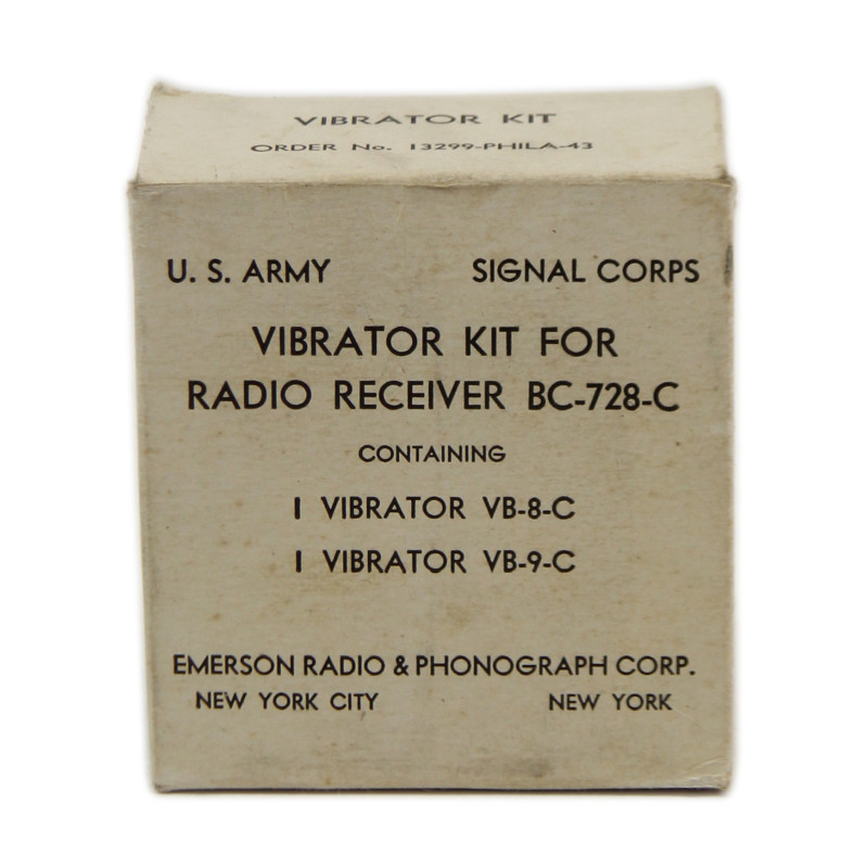 Kit, vibrator, Radio Receiver BC-728-C, 1943