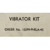 Kit, vibrator, Radio Receiver BC-728-C, 1943