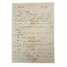 Lettre & insignes, Pfc. Edward Haas, 107th General Hospital