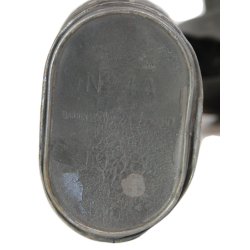 Masque à gaz Mk IV, complet, 1940, dans sa housse canadienne, 1942