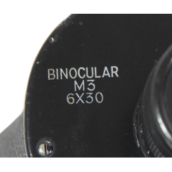 Binoculars, 6x30, M3, NASH-KELVINATOR CORP. 1943, with Case, Carrying, M17