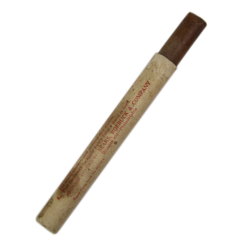 Bâton de cire, Loobwax, nettoyage des moules à vulcanisation, US Army Signal Corps