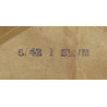 Sleeve, Gas Detector, SL./M, May 1942
