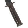 Knife, Fighting, MK 2, CAMILLUS, USMC, with Leather Scabbard, Cpl. Samuel Clegg, Fleet Marine Force