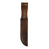 Knife, Fighting, MK 2, CAMILLUS, USMC, with Leather Scabbard, Cpl. Samuel Clegg, Fleet Marine Force