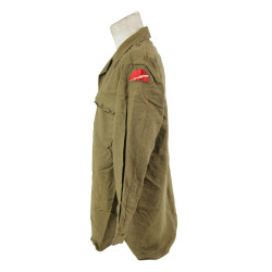 Lot of Two Shirts, Wool, US Army, 16 x 33, Major D.C. Hartwell, 78th Infantry Division