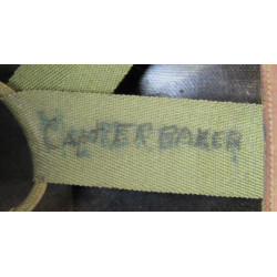 Casque M1, pattes fixes, liner WESTINGHOUSE, A washers non peints, Major E.R. Baker