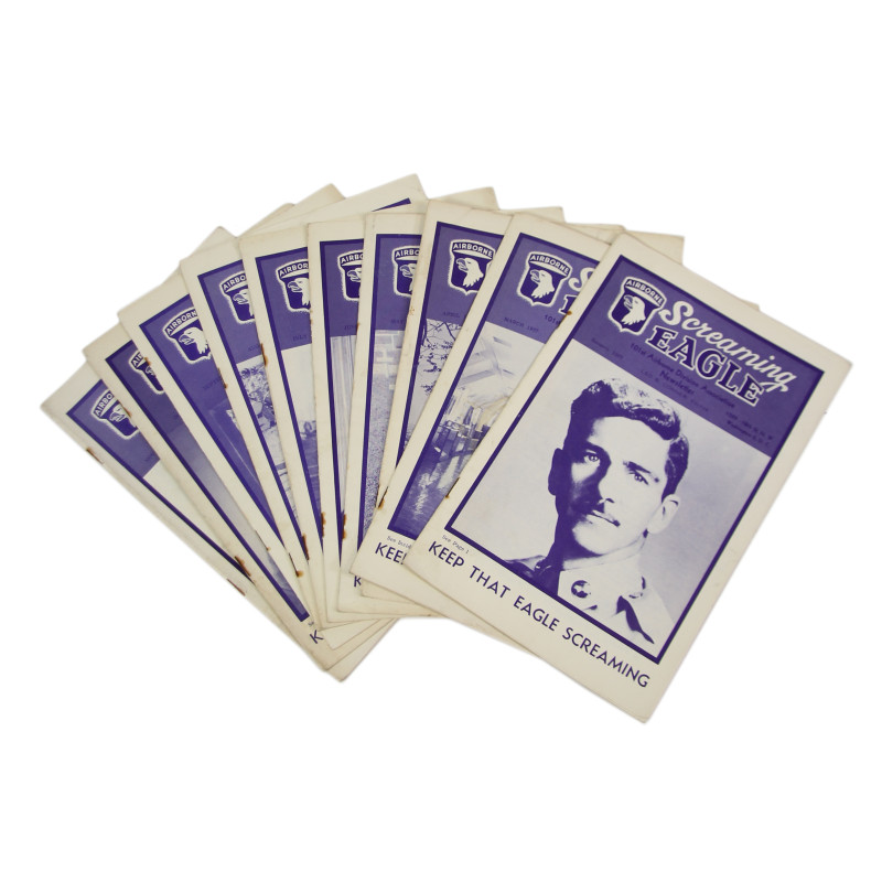 Newsletters, Screaming Eagle, 101st Airborne Division Association, 1957, T/5 George Gillespie, Serv. Co., 502nd PIR Newsletters, Screaming Eagle, 101st Airborne Division Association, 1957, T/5 George Gillespie, Serv. Co., 502nd PIR