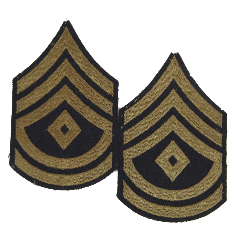 Rank, Insignia, First Sergeant, 1942 Rank, Insignia, First Sergeant, 1942