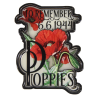 Magnet, Poppies, 3D Magnet, Poppies, 3D