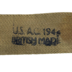 Sangle pour musette M-1936, British Made, U.S. A.C. 1944