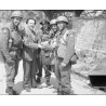 Helmet, Mk II, British, 1942, Beach Group, Military Police Helmet, Mk II, British, 1942, Beach Group, Military Police