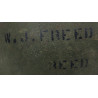 Casque M1, pattes fixes, liner FIRESTONE, MM2c William Freed, Seabees