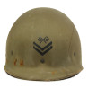 Casque M1, pattes fixes, liner HAWLEY, SM2c Paul Nesser, USS Cuttlefish, Atlantique Casque M1, pattes fixes, liner HAWLEY, SM2c Paul Nesser, USS Cuttlefish, Atlantique