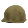 Helmet, M1, Fixed Loops, HAWLEY Liner, SM2c Paul Nesser, USS Cuttlefish, Atlantic Helmet, M1, Fixed Loops, HAWLEY Liner, SM2c Paul Nesser, USS Cuttlefish, Atlantic