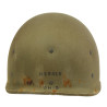 Casque M1, pattes fixes, liner HAWLEY, SM2c Paul Nesser, USS Cuttlefish, Atlantique Casque M1, pattes fixes, liner HAWLEY, SM2c Paul Nesser, USS Cuttlefish, Atlantique