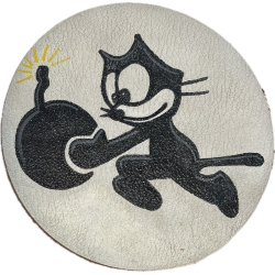 Insigne de poitrine, VF-3, US Navy, en cuir