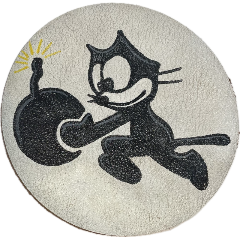 Insigne de poitrine, VF-3, US Navy, en cuir