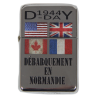 ZIPPO type lighter, D-Day 1944, Flags