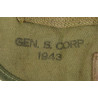 Pelle pliante M1943, AMES 1944, avec étui 1er type, GEN. S. CORP. 1943