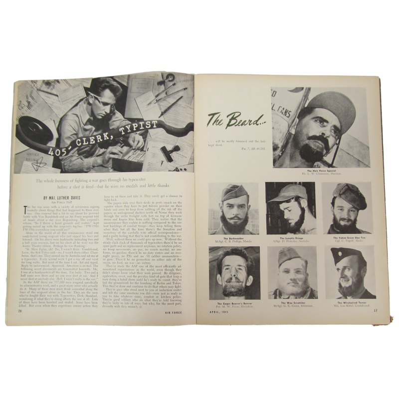 Magazine, AIR FORCE, avril 1945