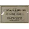 Pansement, Large First-Aid, US Army, Carlisle, THE BAY DIVISION - PARKE, DAVIS & CO.