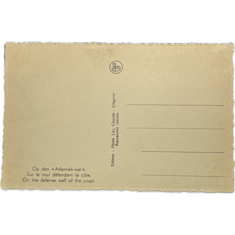 Carte postale, Mur de l'Atlantique