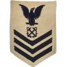 Insignia, Botswain's Mate 1st Class Petty Officer, US Navy, White