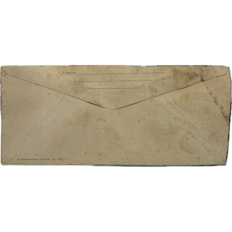 Envelope, 'Shoot Some Ink This Way For', 1942, 22.5cm x 10cm