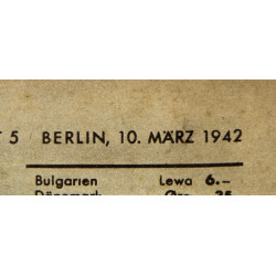 Magazine, Der Adler, March 10, 1942