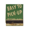 Matchbook, EASY TO PICK-UP V.D., Venerial Diseases Matchbook, EASY TO PICK-UP V.D., Venerial Diseases
