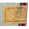 Paquet de cigarettes REGENT, "For use only of U.S. Military or Naval Forces"