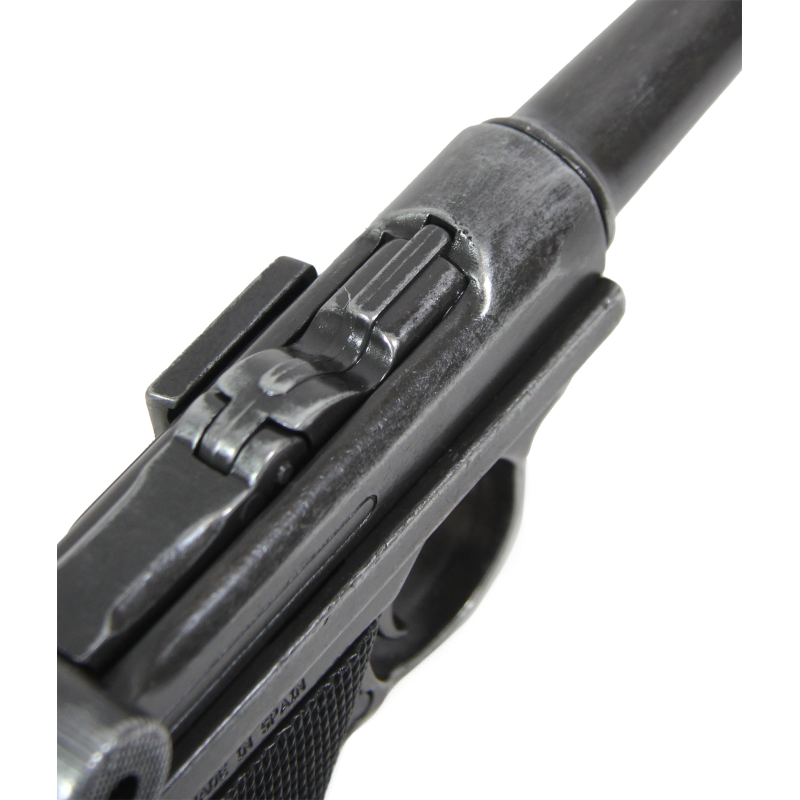 Pistolet Luger P08, aspect patiné