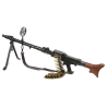 Mitrailleuse allemande MG 34, capot mobile, visée AA