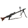 Machine Gun, German, MG 34, Movable Top Cover, AA