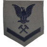 Insigne, Metalsmith Molder 3rd Class Petty Officer, US Navy, gris