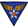 Patch, 12th Air Force, USAAF, MTO
