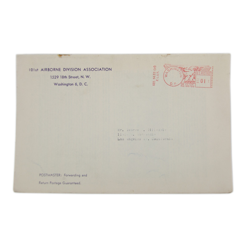 Newsletters, Screaming Eagle, 101st Airborne Division Association, 1954, T/5 George Gillespie, Serv. Co., 502nd PIR