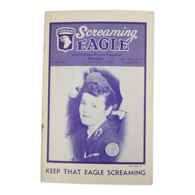 Bulletins Screaming Eagle, 101st Airborne Division Association, 1954, T/5 George Gillespie, Serv. Co., 502nd PIR