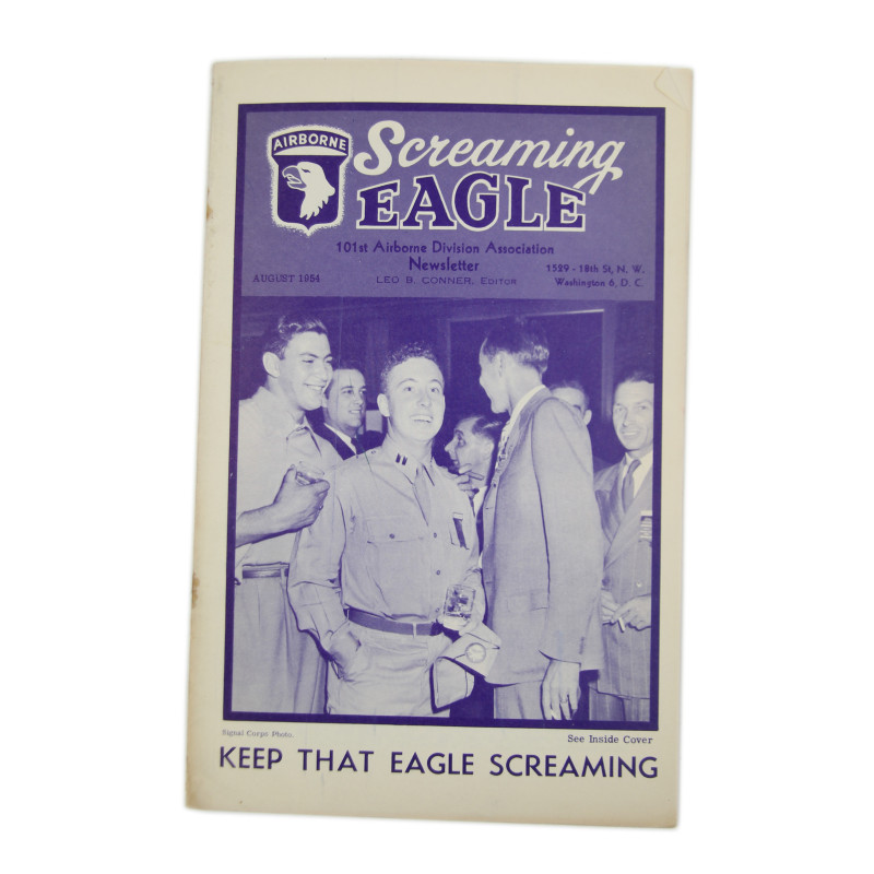 Newsletters, Screaming Eagle, 101st Airborne Division Association, 1954, T/5 George Gillespie, Serv. Co., 502nd PIR