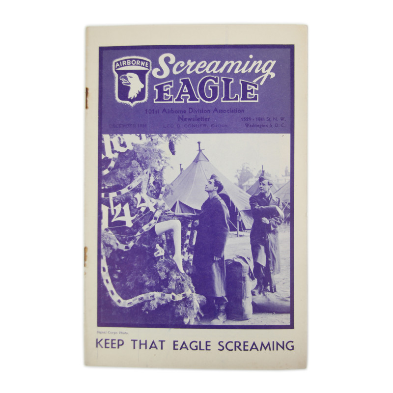 Bulletins Screaming Eagle, 101st Airborne Division Association, 1954, T/5 George Gillespie, Serv. Co., 502nd PIR