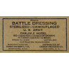 Pansement, Small Battle Dressing Sterilized, US Navy contract N140S (corpsman)