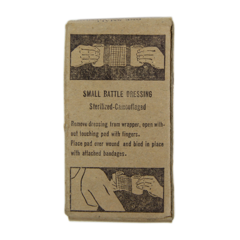 Pansement, Small Battle Dressing Sterilized, US Navy contract N140S (corpsman)