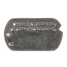 Plaque d'identité, Dog Tag, Sfc. Barbara Abbott, WAC, secrétaire du Gen. Dwight Eisenhower, SHAEF, ETO