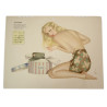 Girl, Pin-Up, WAAC, Esquire, Alberto Vargas, December 1943