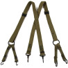 Suspenders, Belt, M-1941, USMC, 1st Type, Flat Buckles
