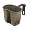 Cup, M-1910, US Army, L.F.&C. 1941, Pfc. Albert Hoglund, Anti-Tank Co., 143rd Inf. Regt., 36th Infantry Division, MTO & ETO